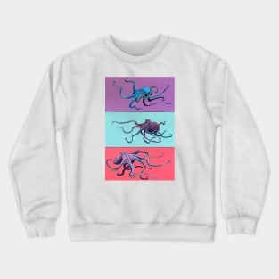 Three Octopi Crewneck Sweatshirt